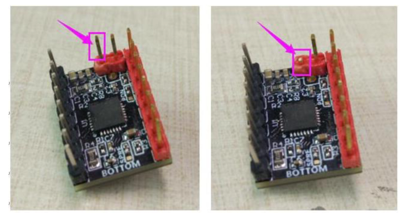 SKR 1.4 TMC2209 diagnostics pin removal